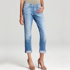 Earnest Sewn Decca Straight Leg Jeans in Light Wash Size 28